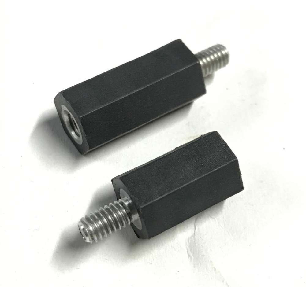 Buy POWERMAT NYLON PLASTIC SPACER V0 GRADE 4X15 4S1510 BLACK COLOUR