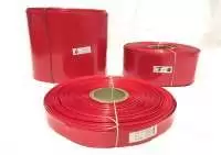 POWERMAT PVC HEAT SHRINKABLE SLEEVE  Thickness 0.17mm , 30mm RED