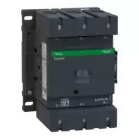 SCHNEIDER ELECTRIC, CONTACTOR, TeSys Deca, 3P, POLE CONTACT 3NO, 115A, AUXILIARY CONTACT 1NO+1NC, COIL VOLTAGE 110V AC, 50/60 Hz, LC1D115F7