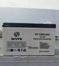 SAITE, VRLA AGM BATTERY, VOLTAGE 12V, CAPACITY_20HR 9AH, STANDARD TERMINAL F01/F02, BT-12M9.0AC