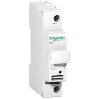 SCHNEIDER ELECTRIC, FUSE CARRIER, 1P, 25A, 500V AC, 50/60 Hz, FUSE SIZE 10.3 x 38 mm, IP 20, A9N15636