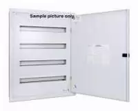 ALFANAR Modular Distribution Board DB 24 Modules 4 Row Surface Type RAL 7035 Grey 45-424MS00S