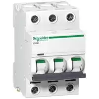 SCHNEIDER ELECTRIC, MCB, Acti9, iC60H, 3P, 63A, 10kA, 440V AC, 50/60 Hz, A9F54363