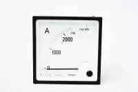 ZIEGLER, AMMETER, 2500/5A x2, 72x72mm, 90DEG, CL-1.5, IP52, EQ72 