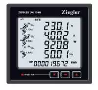 ZIEGLER, MULTIFUNCTION METER, 3 PHASE, CLASS 0.2s, I/P: 600V L-L, 1A/5A, 50/60 Hz, AUX. SUPPLY: 100V-550V AC/DC, LM 1360 WITHOUT RS485