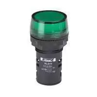 HIMEL, LED INDICATION LAMP, 24V AC/DC, GREEN, 22mm, IP 65, HLD1122C21B3