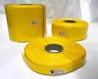 POWERMAT PVC HEAT SHRINKABLE SLEEVE  Thickness 0.17 mm , 17mm YELLOW