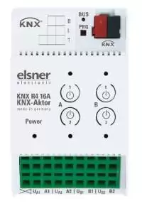 ELSNER KNX ACTUATOR WITH POTENTIAL FREE 4 SWITCHING OUTPUTS KNX R4 16A N 70571