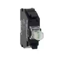 SCHNEIDER ELECTRIC, LIGHT BLOCK, WHITE, 24-120V ACDC, 50/60 Hz, IP 20, ZBVBG3, ZBVBG4, ZBVBG1