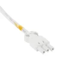 STEGO, FEMALE CONNECTOR WITH OPEN END CABLE FOR STEGO VARIOLINE LED 121/122, POWER INPUT, 4m, WHITE CONNECTOR, WHITE CABLE, VDE APPROVAL, 244422