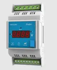 ZIEGLER, PROGRAMMABLE VOLTAGE PROTECTOR, DIGITAL, DIN RAIL MOUNT, 3 PHASE, VOLTAGE I/P: 100-600V L-L AC, AUXILIARY SUPPLY: 60-300V AC/DC, RELAY 1CO+1CO, ZAR SCRV