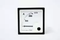 ZIEGLER, AMMETER, 2400/5A x2, 72x72mm, 90DEG, CL-1.5, IP52, EQ72 