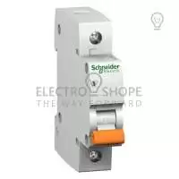 SCHNEIDER ELECTRIC, MCB, 1P, 32 A, 6 kA, 230/400V AC, 50/60 Hz, DOM11380