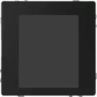 SCHNEIDER ELECTRIC, THERMOSTAT WITH TFT DISPLAY, KNX, ROOM, BLACK, SYSTEM DESIGN, FLUSH MOUNTING, MTN6215-5910