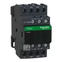 SCHNEIDER ELECTRIC, CONTACTOR, TeSys Deca, 4P, POLE CONTACT 2NO+2NC, 20A, AUXILIARY CONTACT 1NO+1NC, COIL VOLTAGE 110V AC, 50/60 Hz, LC1D098F7