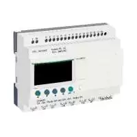 SCHNEIDER ELECTRIC,MODULAR SMART RELAY, ZELIO LOGIC, 26 I/O, SUPPLY VOLTAGE 100-240V AC, 50/60 Hz, SR3B261FU