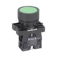 HIMEL, PUSH BUTTON, GREEN, CONTACT 1NO, 22mm, IP 40, HLAY5EA31