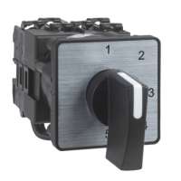 SCHNEIDER ELECTRIC, CAM STEPPING SWITCH, 1P, 45 Deg, 12A, 5 POSITION, FRONT MOUNTING, IP 40, K1E005NLH