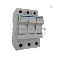 HAGER, Fuse Carrier, 3P, 32A, INSULATION VOLTAGE 690V, Fuse Size 10.3x38, 50/60 Hz, IP20, LS503