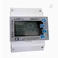 LUMEL, 1 AND 3 PHASE ENERGY METER WITH MID, 100 A DIRECT CONNECTED, DIN-RAIL, IP51, NMID30-2
