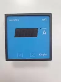 ZIEGLER, DIGITAL AMMETER AC, 1 PHASE, I/P: 1/5A 50/60 Hz, CL 0.5, 96x96, AUX 60-300V AC/DC, ZIM PROE N 1PH_AMP