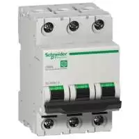 SCHNEIDER ELECTRIC, MCB, Multi 9, C60N, 3P, 63A, 10kA, 415V AC, 50/60 Hz, 24356, M9F11363