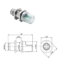 STEGO, SENSOR SEN 073, SCREW MOUNT, LIGHT MEASUREMENT 0.01 TO 83.865 Lx, OPERATING TEMPERATURE -40 to 85 DegC, IP 65, 07302.0-00