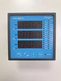ZIEGLER, DIGITAL POWER METER, 3 PHASE, I/P CURRENT: 1A/5A, I/P VOLTAGE: 500V L-L, AUX. SUPPLY: 60-300V AC/DC, WITH RS-485, 1 RELAY O/P, ZAM ENEO N