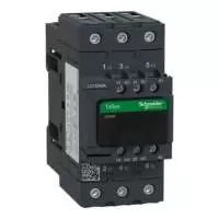SCHNEIDER ELECTRIC, CONTACTOR, TeSys Deca, 3P, POLE CONTACT 3NO, 40A, AUXILIARY CONTACT 1NO+1NC, COIL VOLTAGE 240V AC, 50/60 Hz, LC1D40AU7