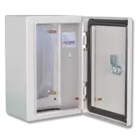 ALFANAR Metal Enclosure 300x250x150 IP66 with mounting and gland plates 47-SB302515D