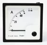 ZIEGLER, AMMETER, 96x96mm, 3000/5A, 90DEG, CL 1.5, IP52, EQ96