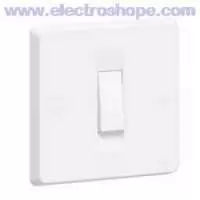 Tenby - Switch 1 Gang 1 Way White 10A 250V 738011  7711