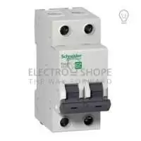SCHNEIDER ELECTRIC, MCB, 2P, 10A, 220/400V AC, 50/60 Hz, IP 20, EZ9F56210