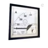 LUMEL, AMMETER, 400/5A AC, 72x72, 90 DEG, CL 1, IP52, EA17N E42100000008