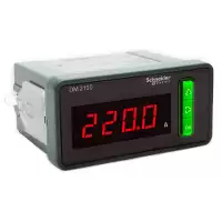 Schneider Electric Digital Voltmeter LED, 1P + N, 25...450 V AC phase to phase 0...35000 V AC METSEDM2100