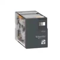 SCHNEIDER ELECTRIC, MINIATURE PLUG IN RELAY, 3A, CONTACTS 4 C/O, COIL VOLTAGE 230V AC, 50/60 Hz, RXM4LB1P7