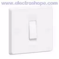 Tenby - Switch 1 Gang 2 Way White 10A 250V 738012  7712