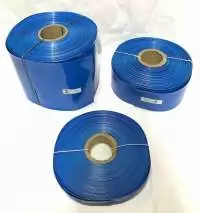 POWERMAT PVC HEAT SHRINKABLE SLEEVE  Thickness 0.17mm , 20mm BLUE