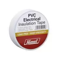 HIMEL, ELECTRICAL TAPE, WHITE, SET OF 10, HHEET0151910W