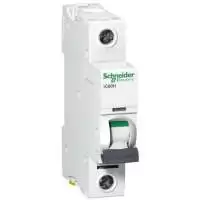 SCHNEIDER ELECTRIC, MCB, Acti9, iC60H, 1P, 20A, 10kA, 240V AC, 50/60 Hz, A9F54120
