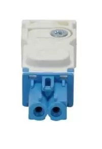 STEGO, FEMALE CONNECTOR, 24-48V DC POWER INPUT, BLUE COLOR, VDE+UL APPROVAL, 264059