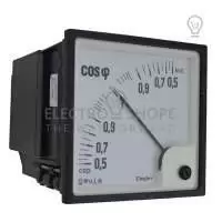 ZIEGLER, POWER FACTOR METER, 3 PHASE 4 WIRE, UNBALANCE LOAD, 96x96, I/P: 380-415V AC, 5 A, 60 Hz, 90 DEG, CL 1.5, IP 52, CQ 96