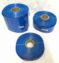 POWERMAT PVC HEAT SHRINKABLE SLEEVE, Thickness 0.17mm , 48mm BLUE
