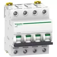 SCHNEIDER ELECTRIC, MCB, Acti9, iC60L, 4P, 63A, 10kA, 440V AC, 50/60 Hz, A9F94463