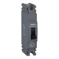 SCHNEIDER ELECTRIC, MCCB, Easypact, EZC100H, 1P, 20A, 5kA, 415V AC, 50/60 Hz, EZC100H1020