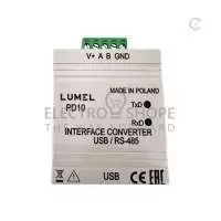 LUMEL, INTERFACE CONVERTER, USB/RS-485, 1Mb/sec, IP40, PD10