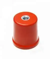 POWERMAT, CONICAL INSULATOR, M8, 50H, DMC, RED, MS INSERT, C-850
