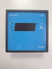 ZIEGLER, DIGITAL AMMETER AC, 3 PHASE, I/P: 1/5A 50/60 Hz, CL 0.5, 96x96, AUX 60-300V AC/DC, ZIM PROE N 3PH_AMP