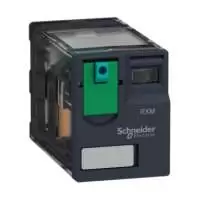 SCHNEIDER ELECTRIC, MINIATURE PLUG IN RELAY, 6A, CONTACTS 4 C/O, COIL VOLTAGE 110V DC, RXM4AB1FD