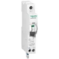 SCHNEIDER ELECTRIC, RCBO, Acti9, 1P+N, 6A, 30mA, 240V AC, 50 Hz, IP 20, A9D14806